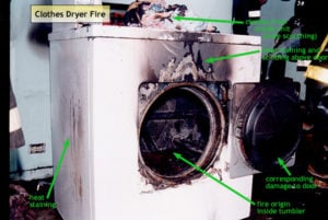 Clothes Dryer Fire