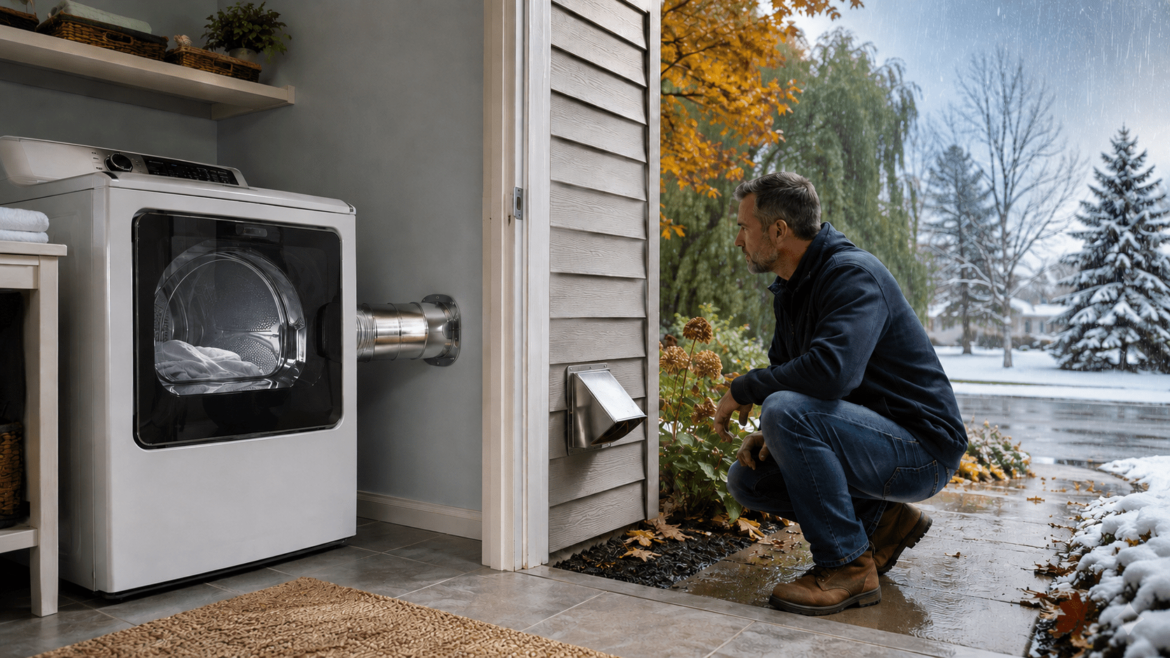 Sign dew points slow clothes dryer performance