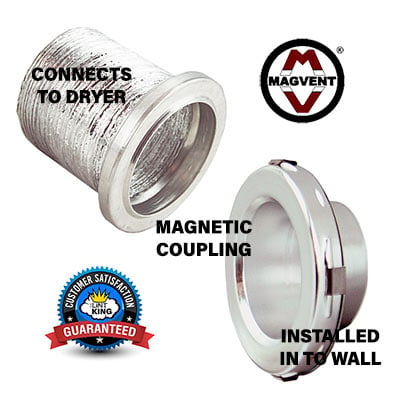 MagVent Self-Aligning Magnetic Coupler with Zero Flame Spread